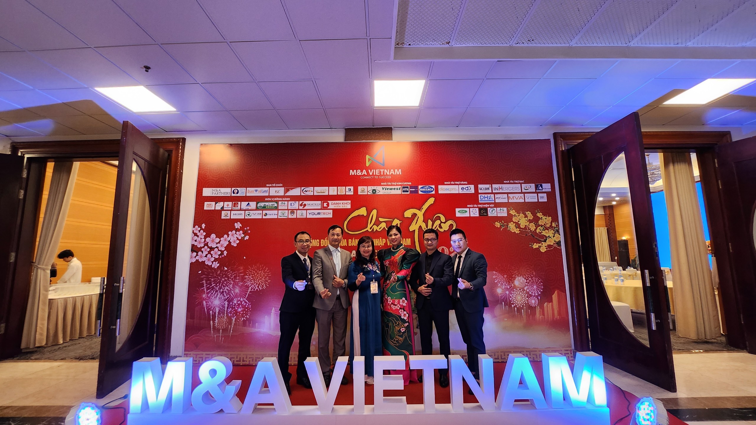 Chủ tịch HĐQT & TGĐ Cty RealPlus Việt Nam Nguyễn Minh Chính tham gia sự kiện chào xuân 2023 của M&A