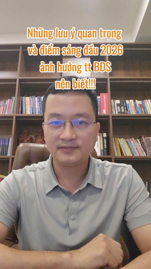 Những lưu ý quan trọng và điểm sáng đầu 2026 ảnh hưởng tt BĐS nên biết
